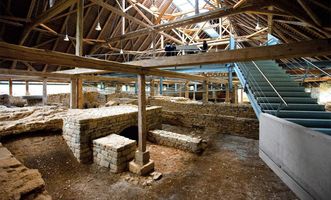 Vestiges des bains romains à Hüfingen, vue intérieure