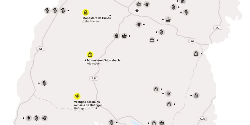 Carte de région "Forêt-Noire"