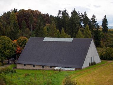 Römische Badruine Hüfingen, Schutzhaus für die Badruine